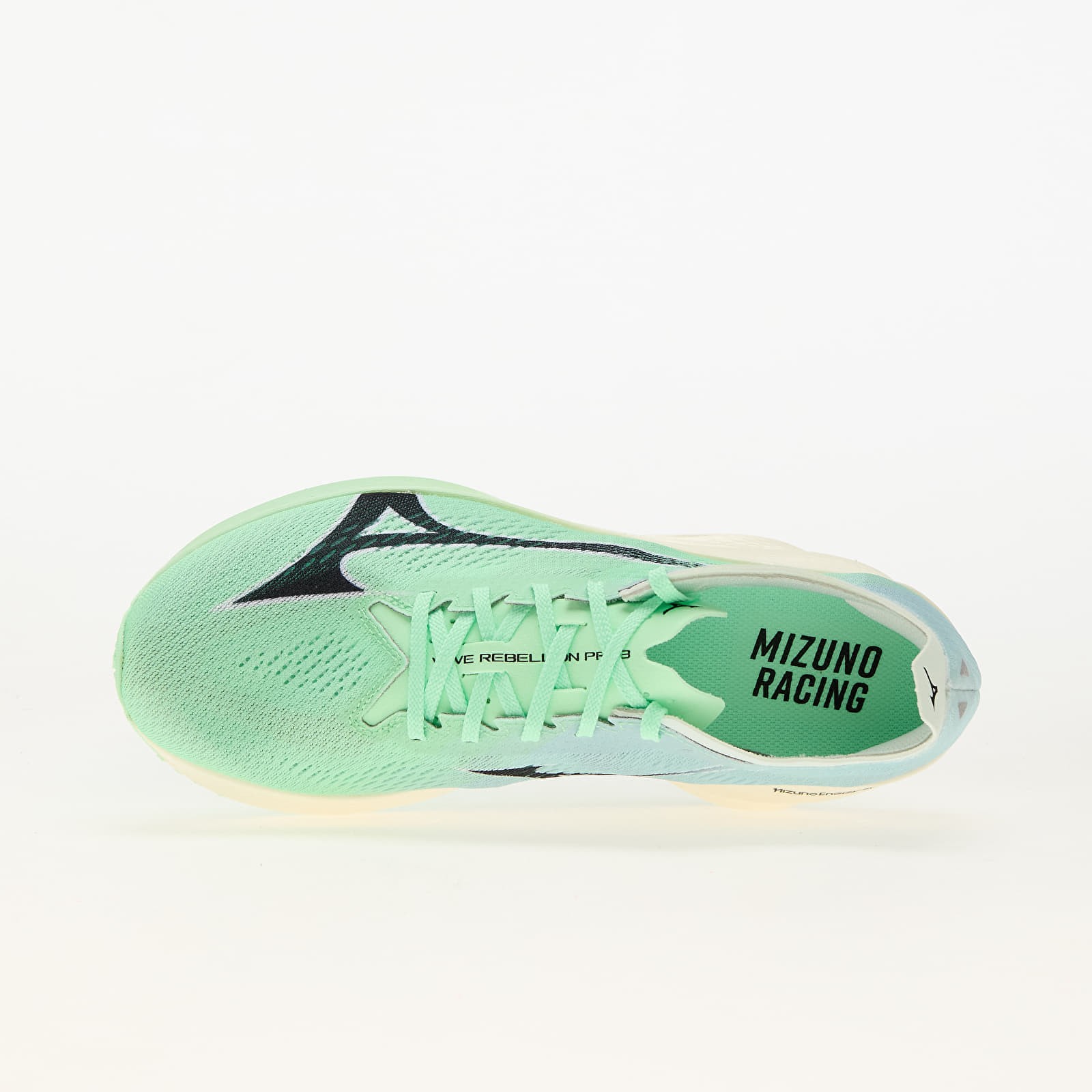 Mizuno Wave Rebellion Pro 3 Unisex | Neo Mint/black/hint of Mint - Green / Standard / 7.5 - image 4
