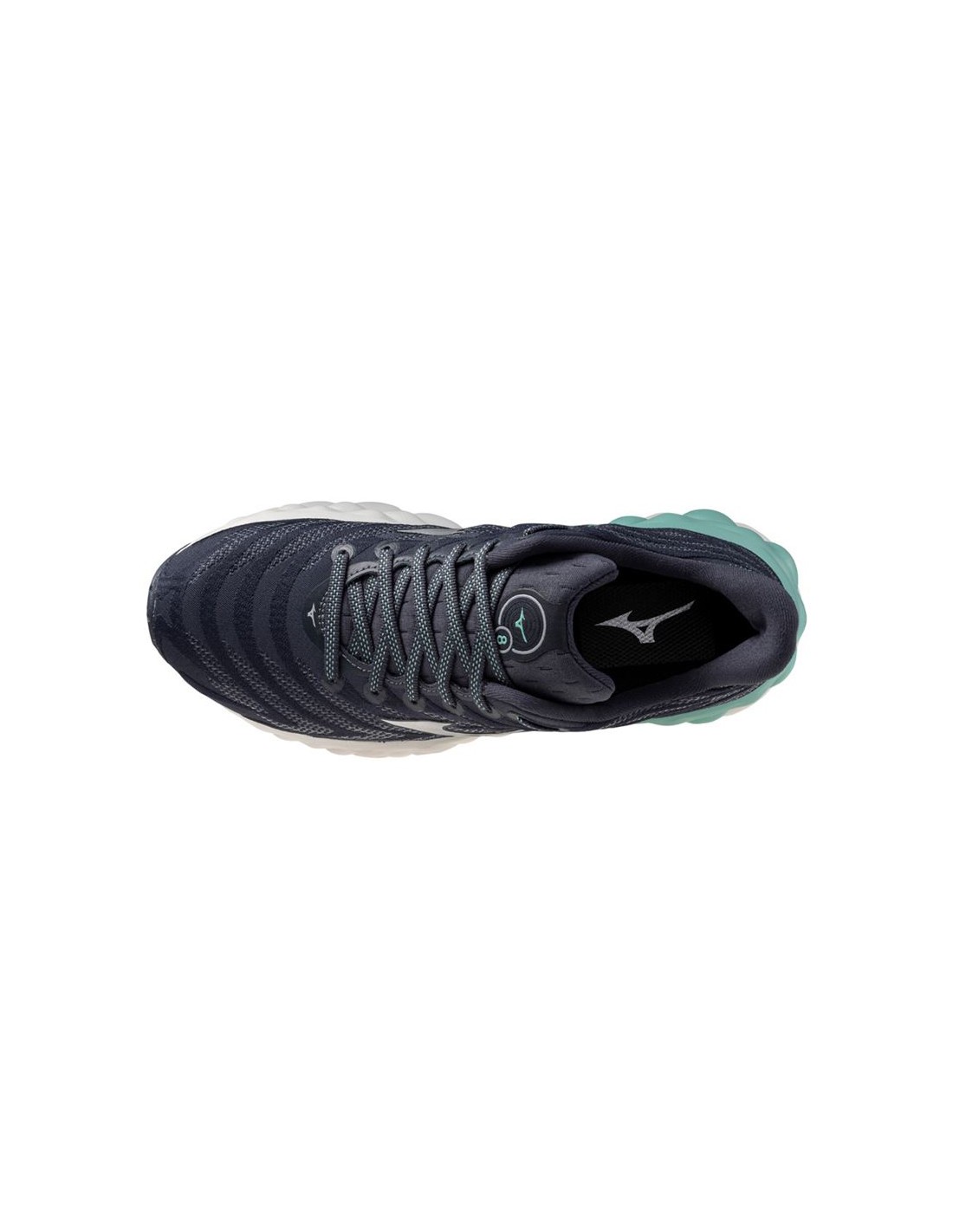 Mizuno Wave Sky 8 Womens | India Ink/neo Silver/dusty Jad - Black / Standard / 5.5 - image 3