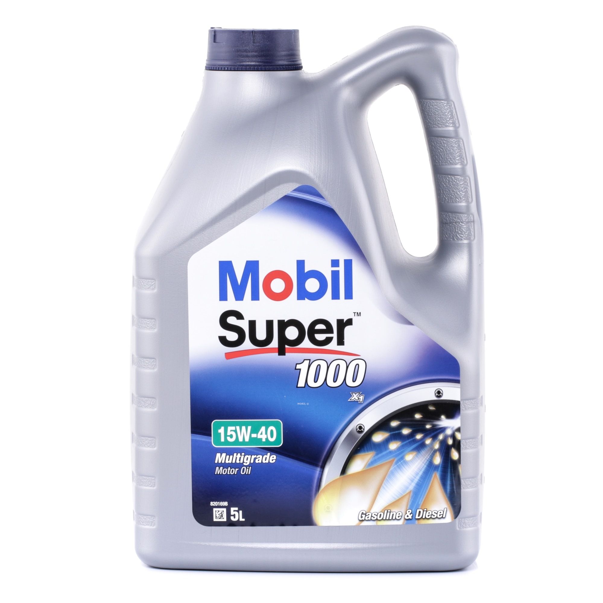 Mobil 1 Mobil Super 1000 XI 15W-40 Mineral 5 Litres Car Engine Oil Lubricant 151180