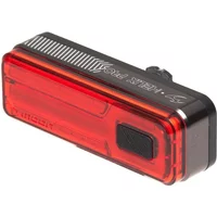 Black Moon Helix Pro rechargeable rear light with red lens, rectangular shape, and textured grip.
