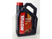 Black plastic container of MOTUL 104101 Engine Oil, 10W-60, with a red cap, featuring bold red and white branding, and a capacity of 4 liters.