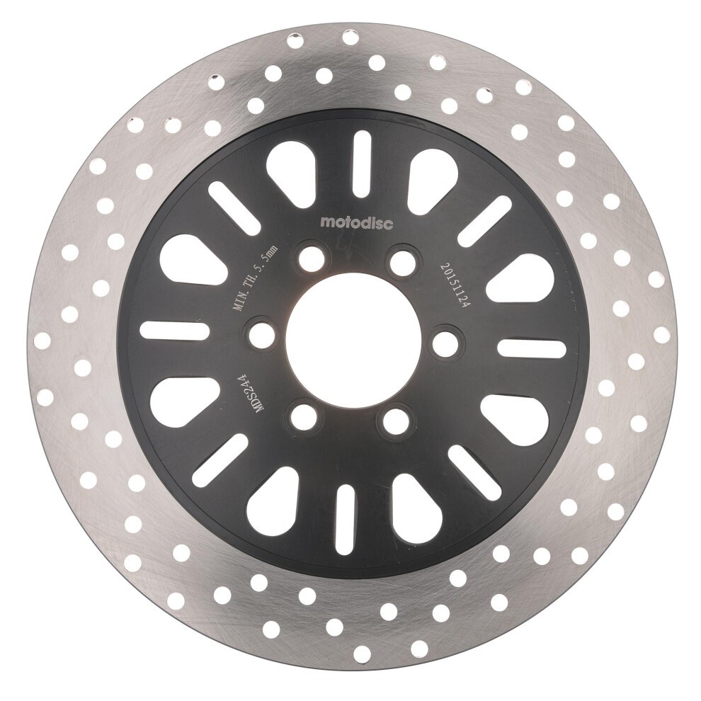 MTX MTX Performance Rear Solid Round Brake Disc - Suzuki VS1400 GL Intruder 1987-2003