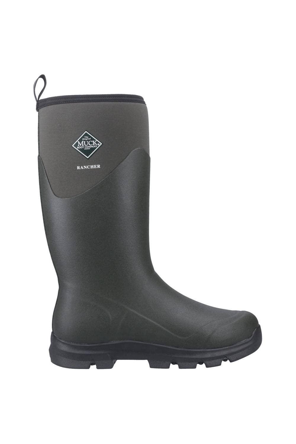Muck Boots Rancher Rubber Men's Dusty Olive/Black Winter Knee High Boots - image 5