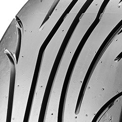 Black Nankang Sportnex NS-2R tire featuring a high-performance tread pattern, designed for street cars, with rim protection and marked with size 245/40 ZR18 97W XL.