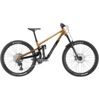 Norco Sight A1 Mountain Bike 2025, bronze and black frame, full suspension, large knobby tires, and disc brakes.