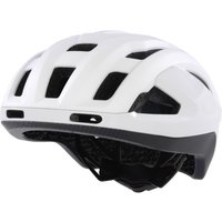 White Oakley ARO3 Endurance I.C.E. Mips road cycling helmet with black accents and large ventilation slots.