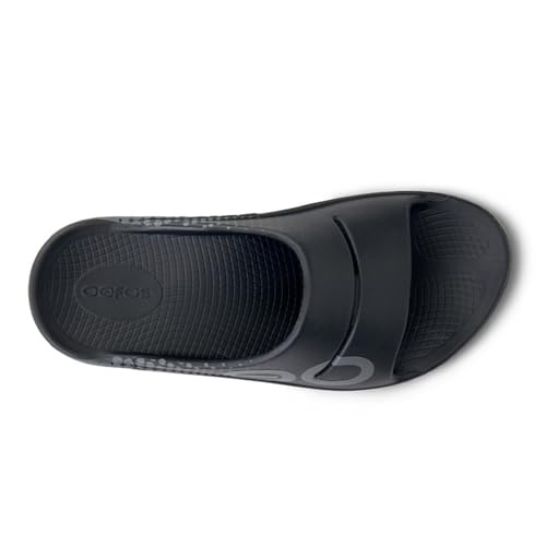 OOFOS OOahh Sport Slide | Unisex - Matrix Black / 11 - image 2