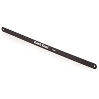 Black Park Tool carbon cutting saw blade with white logo and small holes at each end.