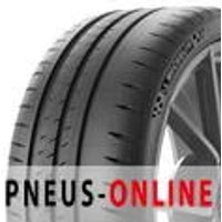 "Black Michelin Pilot Sport Cup 2 semi-slick tire with distinct tread pattern and sidewall branding"