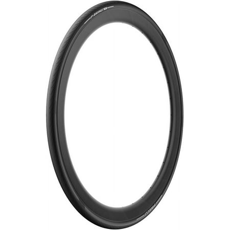 Black Pirelli P Zero Road TLR tyre, measuring 700 x 30, features a smooth tread design and a lightweight, durable construction suitable for road cycling.