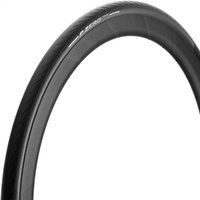 Black Pirelli P Zero Road Tyre, 700 x 28, with sleek tread pattern and subtle branding on the sidewall.
