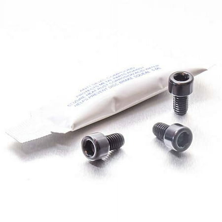 Pro-Bolt Aluminium Brake and Clutch Reservoir Mount Bolt Kit in black, featuring three sleek black bolts and a small packet, designed for durability and style.