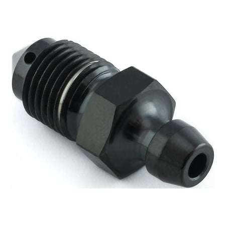 Pro-Bolt stainless steel brake bleed nipple in black, featuring a hexagonal body, smooth finish, and a rounded tip for easy bleeding of brake systems.