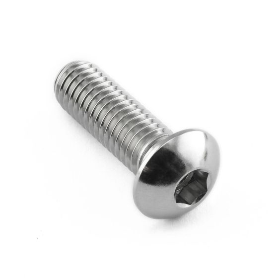 Pro-Bolt stainless steel brake disc bolt kit in silver, featuring a smooth, shiny finish with a hexagonal socket head and threaded shaft for secure installation.