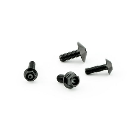 Pro-Bolt black stainless steel front and rear brake reservoir mount bolt kit featuring four bolts with hex and domed heads, designed for durability and corrosion resistance.