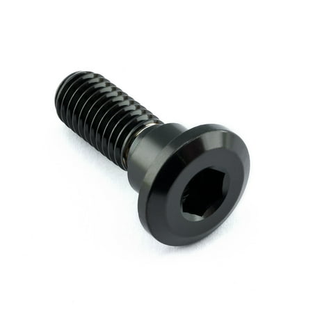 Pro-Bolt stainless steel rear brake disc bolt in black, featuring a hexagonal socket head and a textured, ribbed shaft for secure fastening.