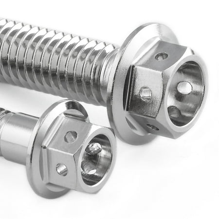 Pro-Bolt Stainless Steel Rear Brake Reservoir & Master Cylinder Bolt Kit featuring silver, hexagonal head bolts with a polished finish and detailed threading for secure installation.