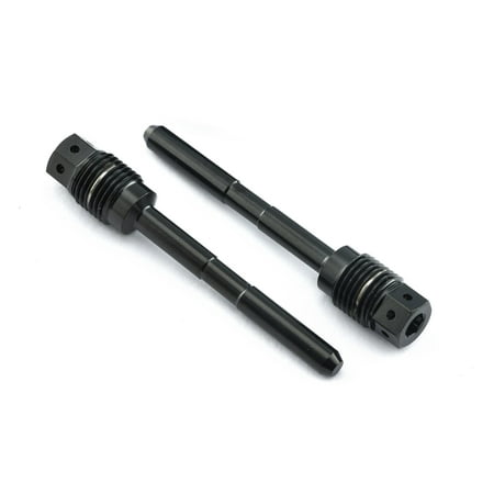 Pro-Bolt Titanium Tokico Brake Caliper Pad Pin Kit in black, featuring two sleek, durable pins with a textured grip and precision-engineered design for optimal performance.