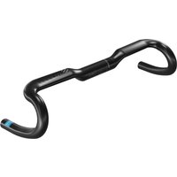 Black PRO Discover Ergo Alloy Handlebar, 42cm wide, ergonomic design with flared drops and a compact top section.