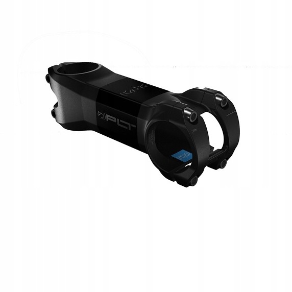 Black alloy bicycle stem with a 70mm length, featuring a sleek design, two clamp rings, and engraved "PRO" branding for enhanced performance and stability.