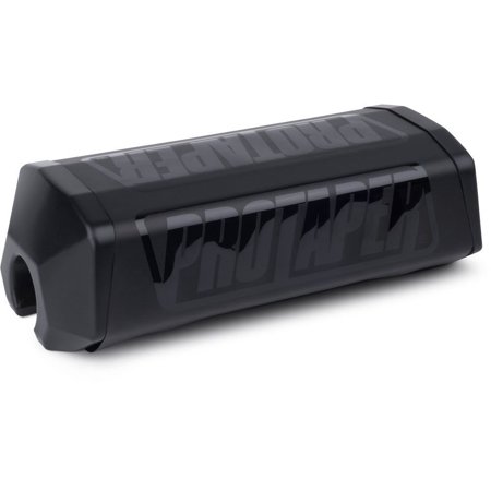 Black molded foam bar pad with a sleek design, featuring a subtle "Pro Taper" logo embossed on the surface, designed for added comfort and protection on handlebars.