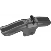 Black Rapid Racer ProGuard Bolt-On V2 Mini front mudguard with sleek design and mounting bracket.