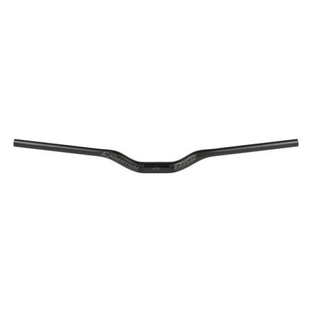 Black Renthal FatBar 35 V3 carbon handlebar with a 40mm rise, featuring a sleek, lightweight design and a wide, ergonomic shape for improved control and comfort.