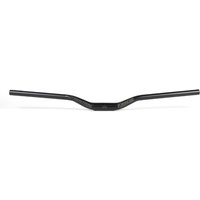 Black Renthal FatBar Lite V3 31.8 MTB handlebars with a sleek, lightweight design and slight rise for mountain biking.