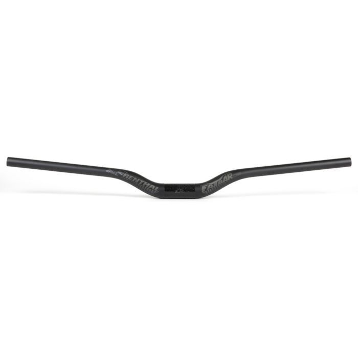 Renthal FatBar V3 Carbon Handlebar in matte black, featuring a wide, ergonomic design with a 40mm rise and lightweight carbon construction for enhanced performance.