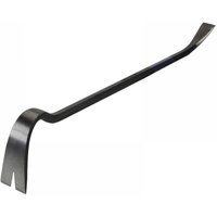 Black Roughneck Gorilla Bar Pro™ 900mm with curved claw and flat chisel end for prying and lifting.