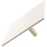 White Spear and Jackson plastic hawk with a smooth square surface and central handle for plastering tasks.