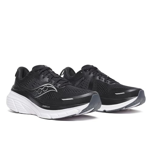 Saucony Guide 18 Mens | Black/white - Black / Standard / 8 - image 2