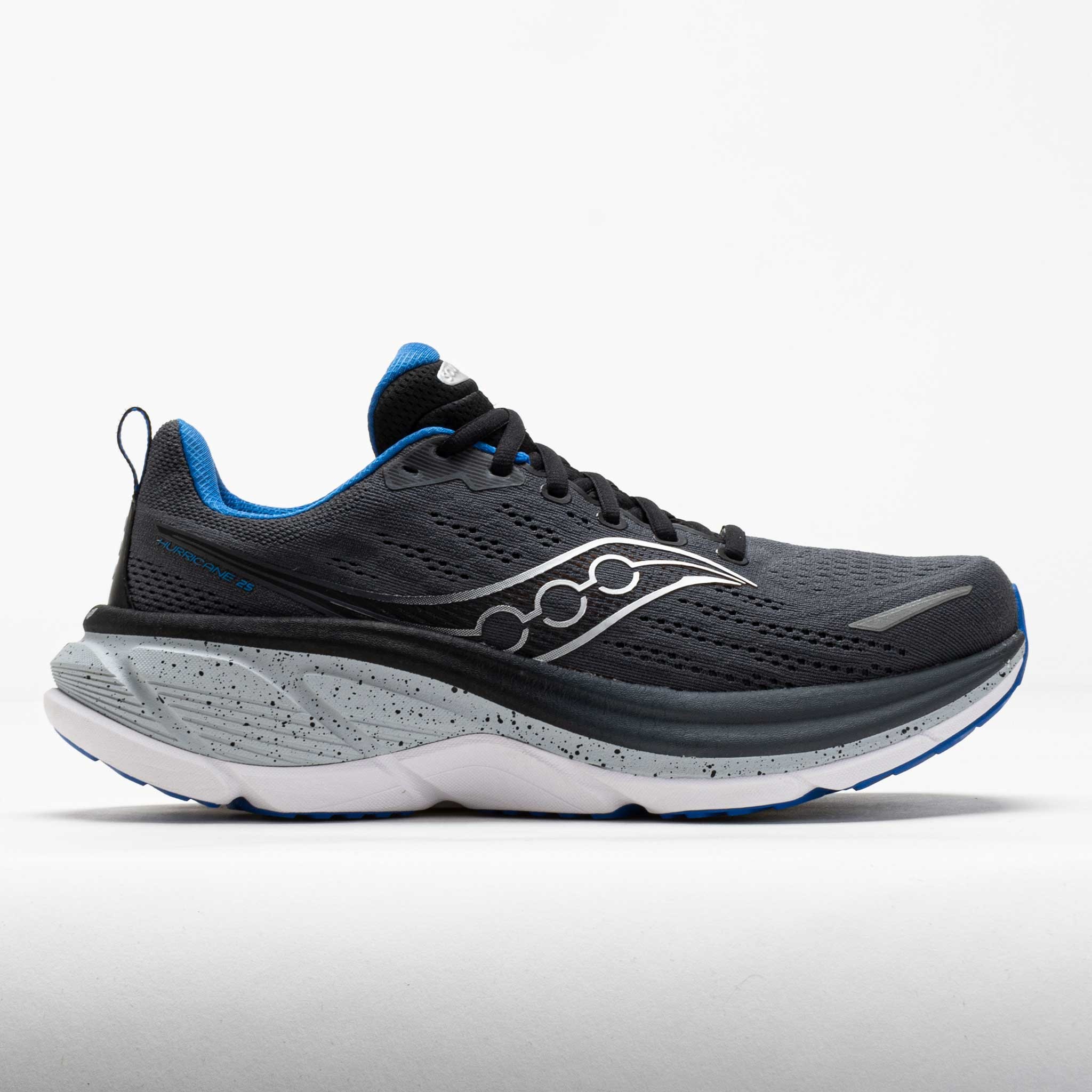 Saucony Saucony Mens Saucony Hurricane 25 - Mens Running Shoes Shadow/Black Size 11.5