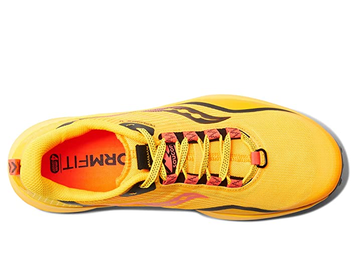 Saucony Peregrine 12 Womens | Vizigld/vizired - Yellow / 10 - image 2