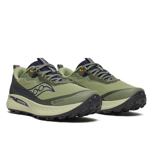 Saucony Peregrine 15 GTX Mens | Hemlock/navy - Green / Standard / 11 - image 2