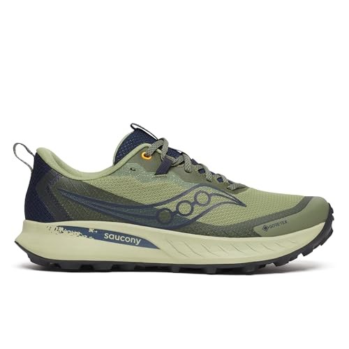 Saucony Peregrine 15 GTX Mens | Hemlock/navy - Green / Standard / 9 - image 5