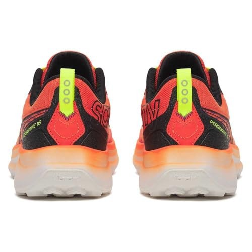 Saucony Peregrine 16 Mens | Fire/Black - Red / 10.5 / Standard - image 4