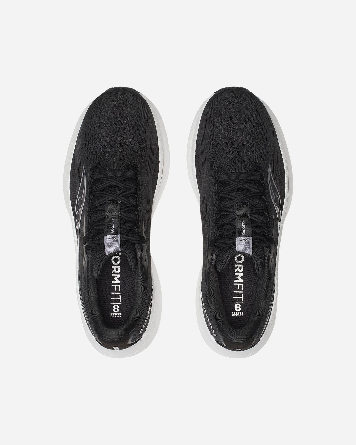 Saucony Ride 18 Mens | Black/white - Black / Standard / 8 - image 4