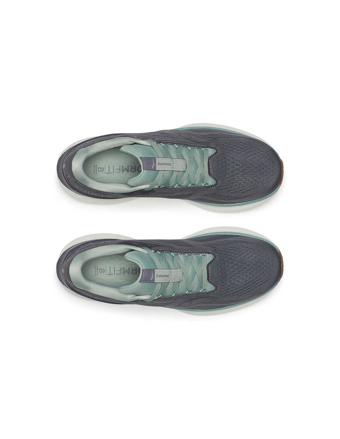 Saucony Ride 18 Mens | Carbon/iceberg - Grey / Standard / 11 - image 3