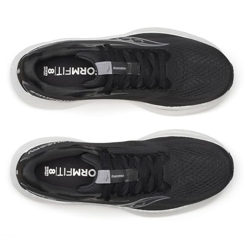 Saucony Ride 18 Womens | Black/white - Black / Standard / 9 - image 4