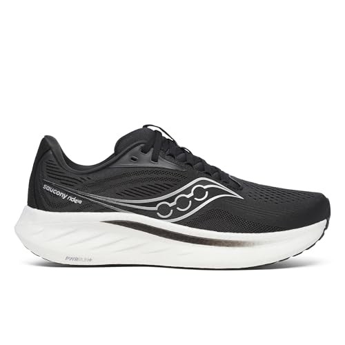 Saucony Ride 18 Womens | Black/white - Black / Standard / 9 - image 5