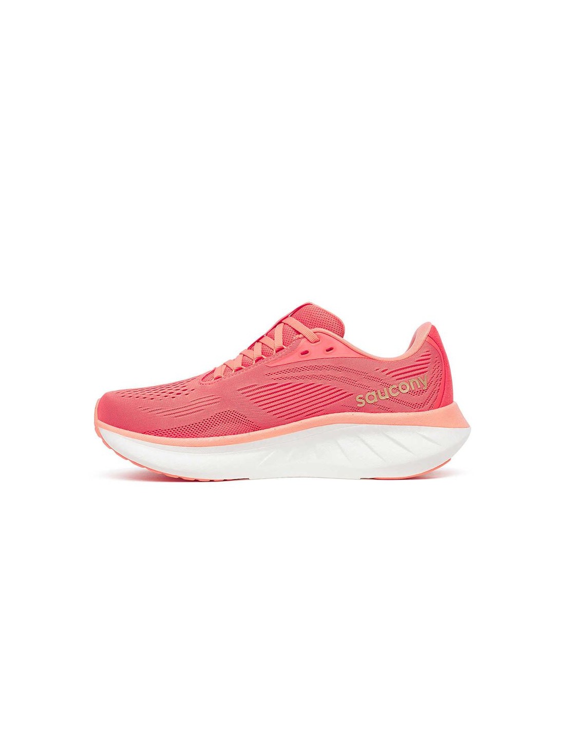Saucony Ride 18 Womens | Coral/salmon - Pink / Standard / 5.5 - image 2