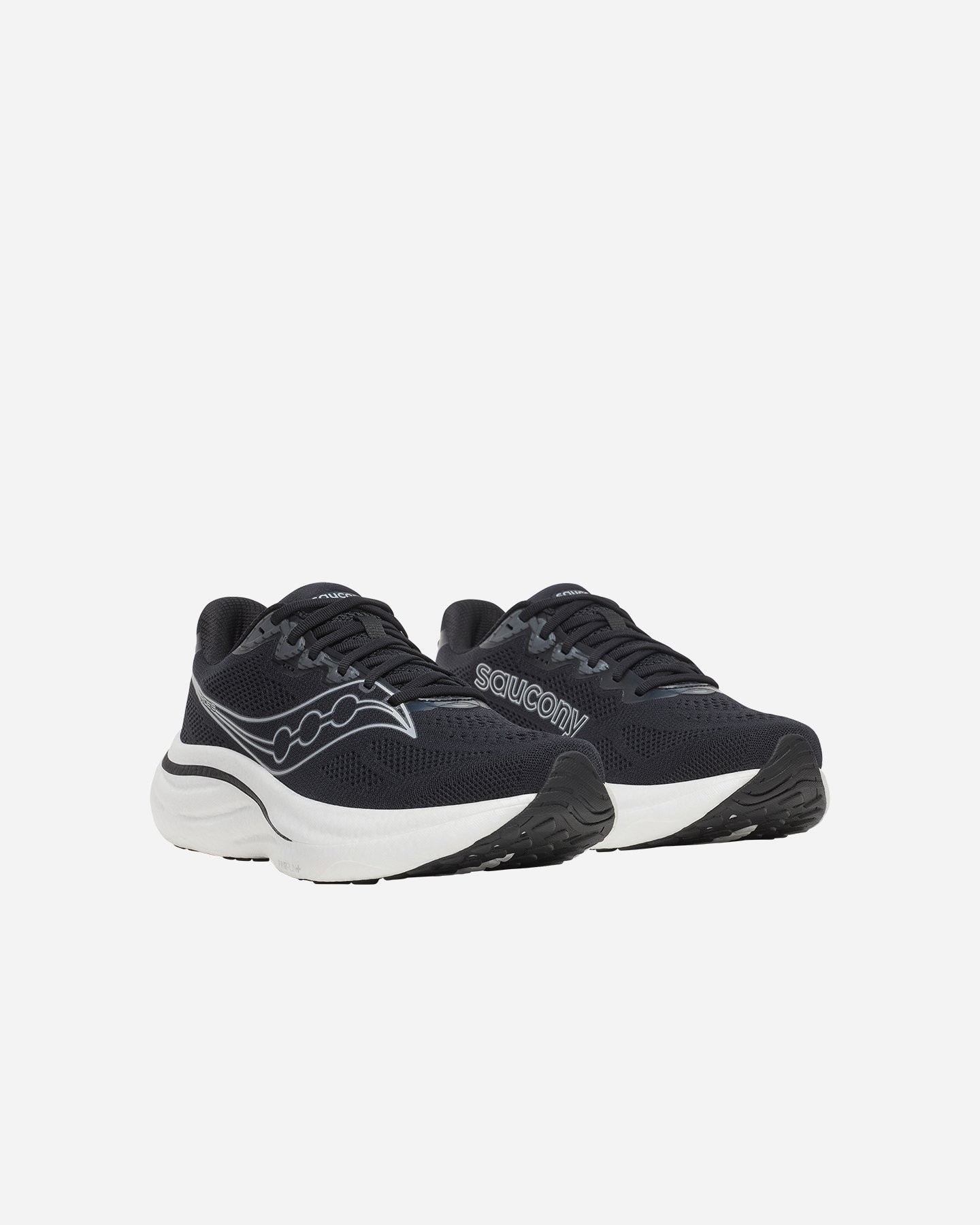 SAUCONY RIDE 19 MENS | BLACK/SILVER - Black / 7.5 / Standard - image 2