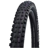 Black Schwalbe Magic Mary MTB tyre with aggressive tread pattern and "Magic Mary" branding on the sidewall.