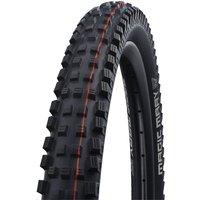 Black Schwalbe Magic Mary 27.5-inch bike tyre with aggressive tread, Addix Soft compound, and folding bead, 2.6-inch width.