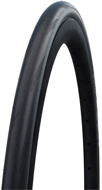 Schwalbe One Performance Raceguard Tyre in black, size 700x32, featuring a smooth surface with subtle tread patterns and a durable rubber material for enhanced performance.