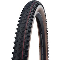 Schwalbe Racing Ray Evo TLE Tyre, 29x2.35, tan sidewalls, knobby tread, folding bead, Addix Speed compound.