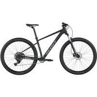 Black Scott Contrail 30 Hardtail Mountain Bike, XS, with sleek frame, front suspension, and 29-inch wheels.