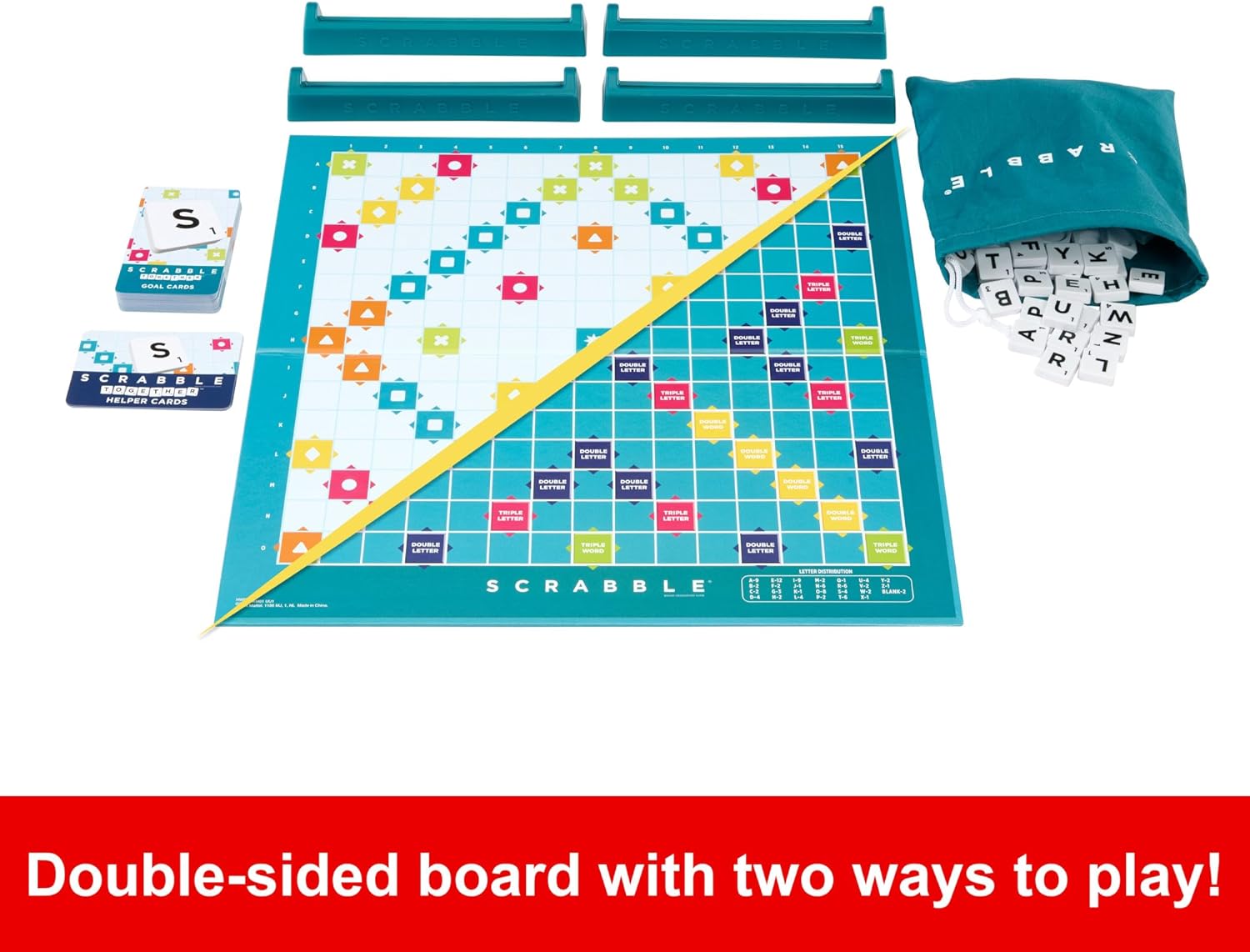 Scrabble 2 in 1 Double Sided Board Game - image 5