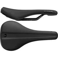 Black SDG Bel Air 3.0 Lux-Alloy Rail Saddle with microfibre top and black base, sleek ergonomic design.